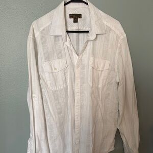 Pronto Uomo Blue White Button-Up Shirt